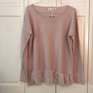Long sleeve cashmere sweater